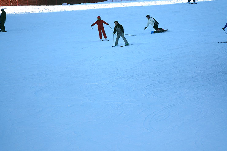 횡성 웰리힐리파크 렌탈샵 이용 스키장 즐기기