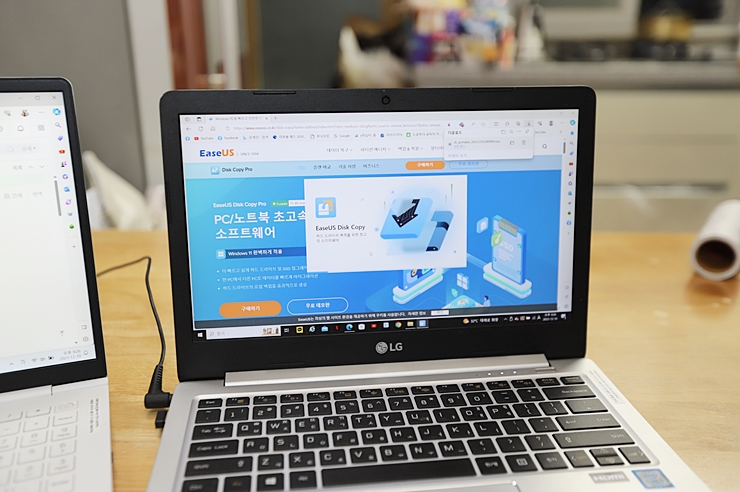 노트북 SSD 교체 (용량 업그레이드) OS 마이그레이션 EaseUS Disk Copy Pro (WinPE 부팅 디스크 생성)