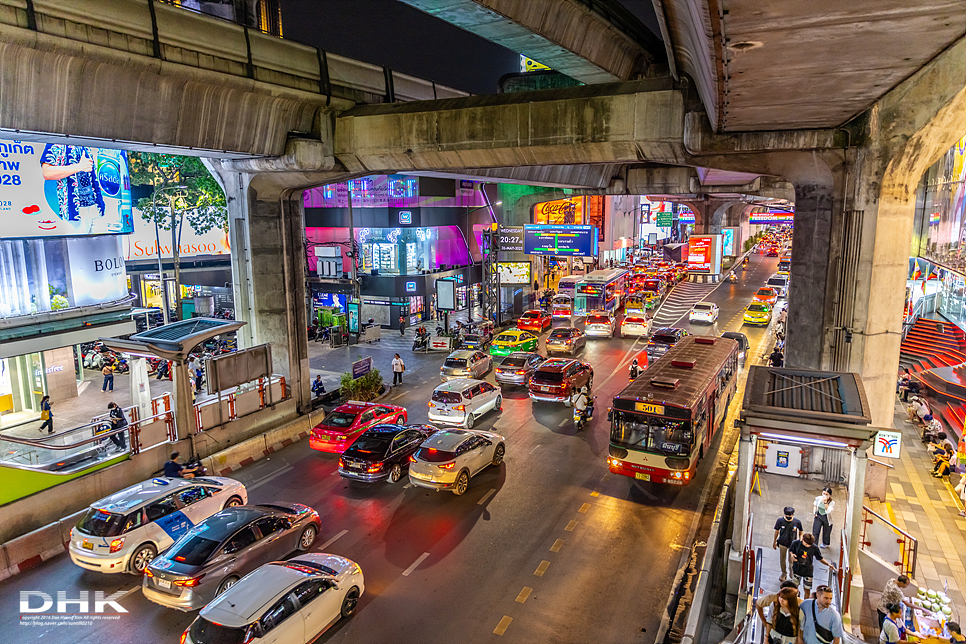 태국 방콕 대중교통 수상버스, 버스, MRT와 BTS 등 택시와 지하철