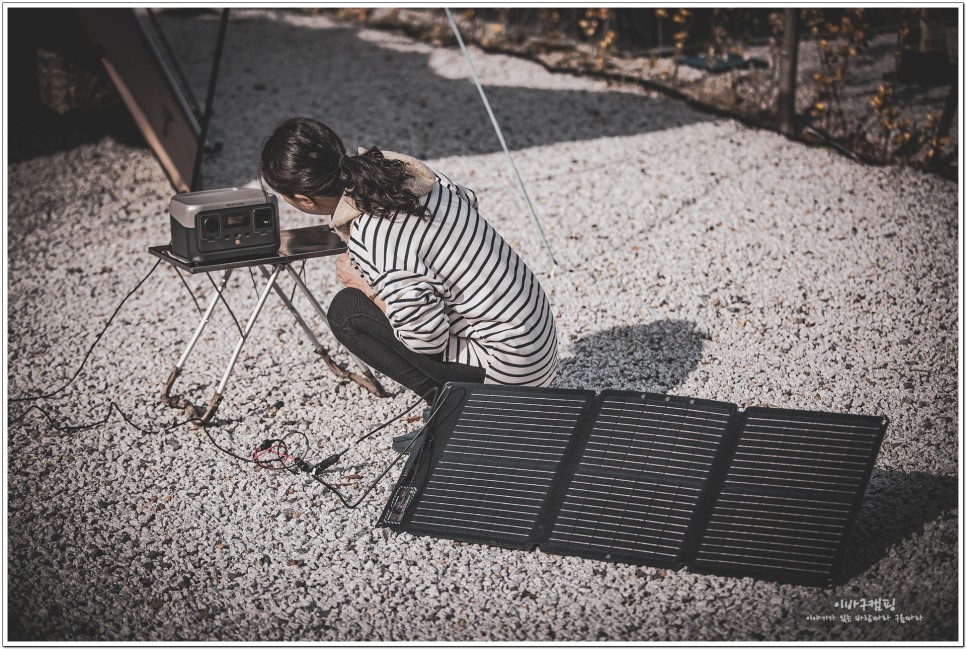 파워뱅크 충전 60W 태양광패널 & 에코플로우 연말 할인대전 정보