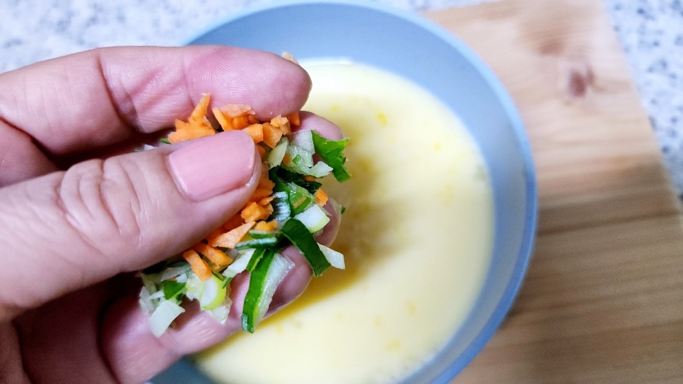 아이들반찬 급식 계란찜 만드는법 부드러운 냄비 중탕 계란찜 만들기 계란요리