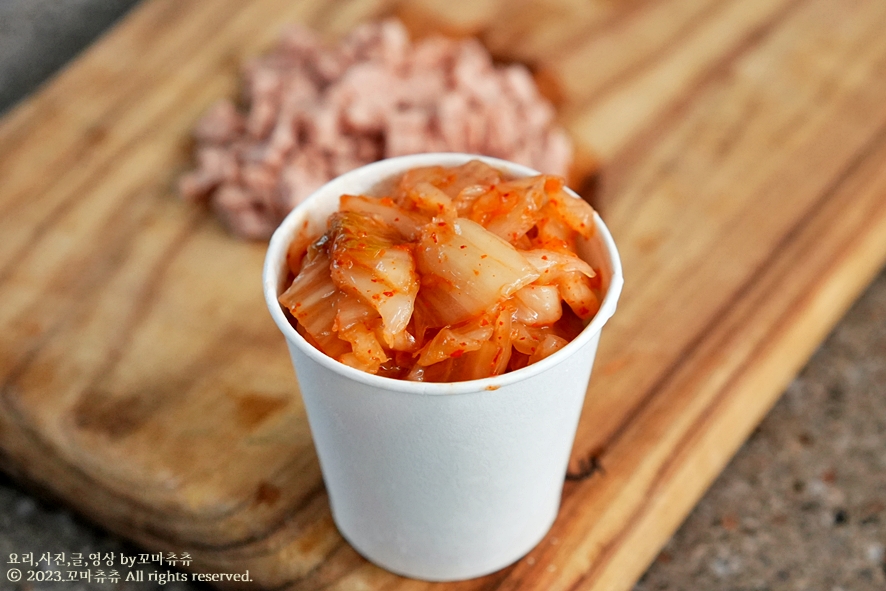 스팸 김치볶음밥 레시피 백종원 김치 볶음밥 만들기 종류 스팸요리 스팸볶음밥 간단한 점심메뉴