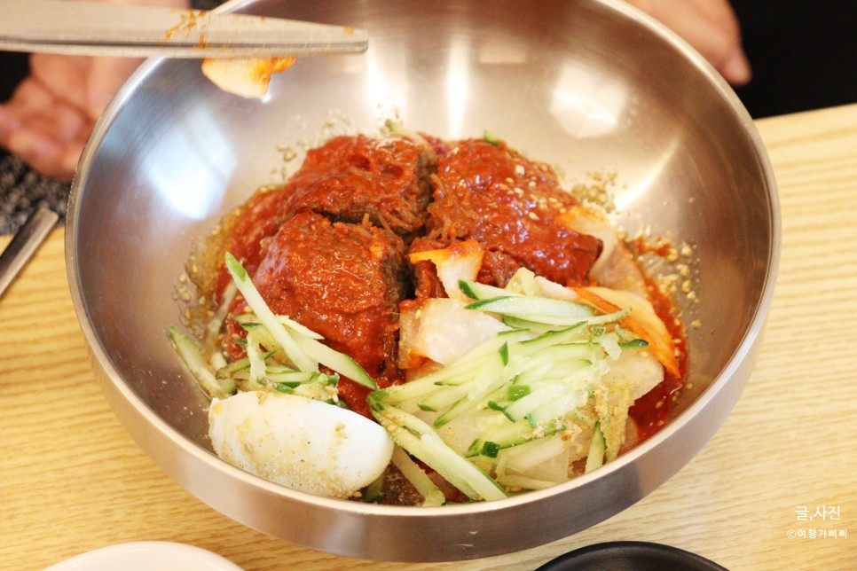 수유냉면맛집 돈까스도 맛있었던 송주불냉면 수유점