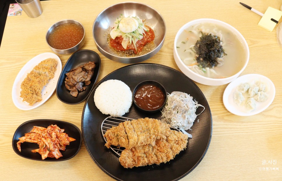 수유냉면맛집 돈까스도 맛있었던 송주불냉면 수유점