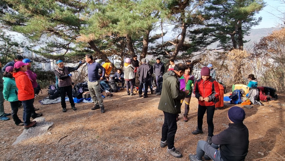 문경새재 장비릿지 10주년 송년산행 및 종산제, 산머루산다래암장