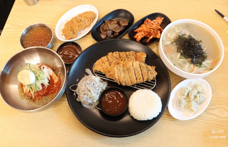 수유냉면맛집 돈까스도 맛있었던 송주불냉면 수유점