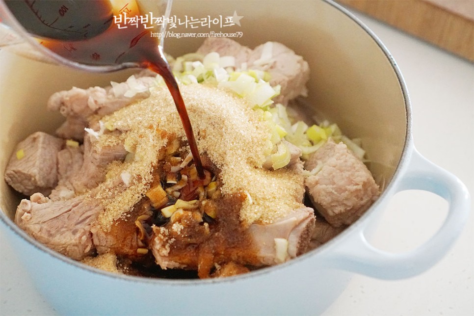 백종원 돼지갈비찜 레시피 간장 돼지갈비찜 양념 만들기