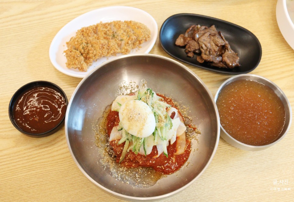 수유냉면맛집 돈까스도 맛있었던 송주불냉면 수유점