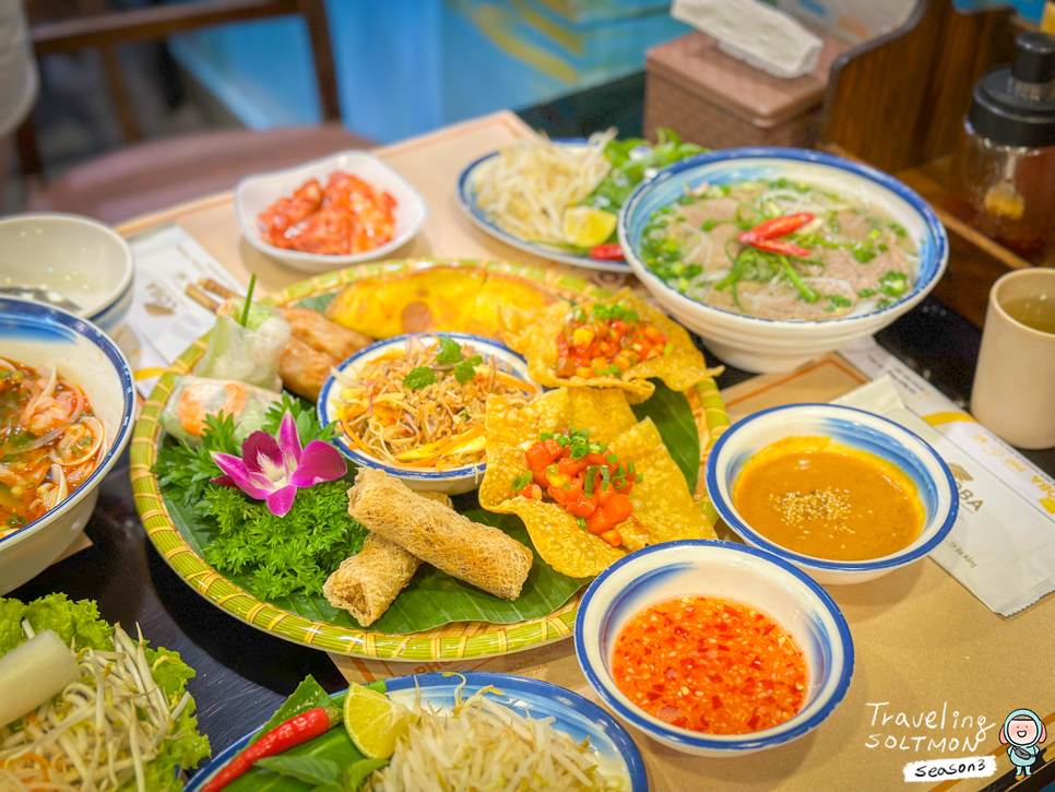 베트남 다낭 맛집 추천 쌀국수 코바 + 미케비치 냐벱