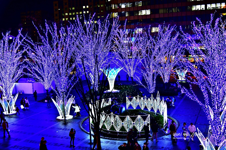 후쿠오카 갈만한곳 하카타역 크리스마스 마켓 데이트 겨울 해외여행