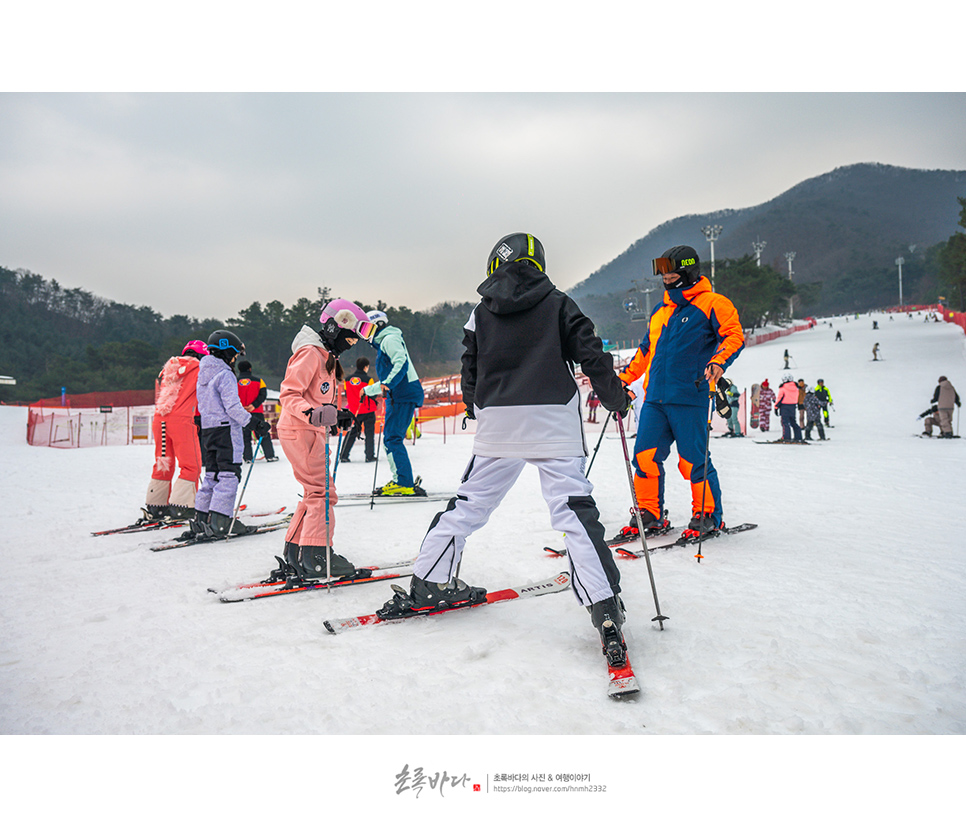 지산리조트 스키강습 비용 지산 어린이 스키 강습 그래이스키