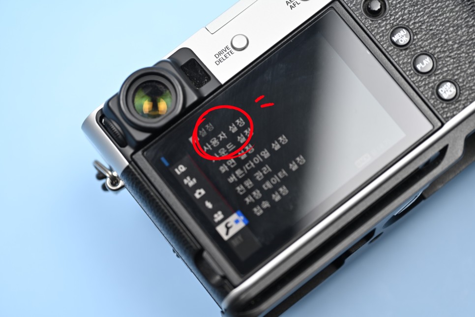 후지필름 X100V 카메라 컷수 확인 방법 간단해요