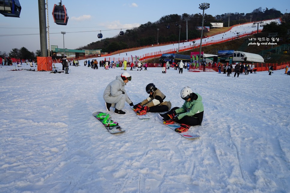 홍천 비발디파크 렌탈샵 간지나게 입고 스키강습 셔틀버스 이용팁