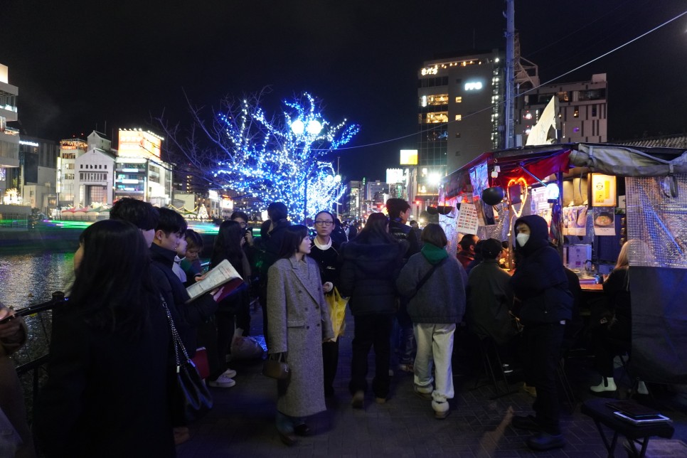 일본 포켓 와이파이 도시락 & 겨울 12월 날씨 후쿠오카 크리스마스 마켓, 옷차림, #자유여행