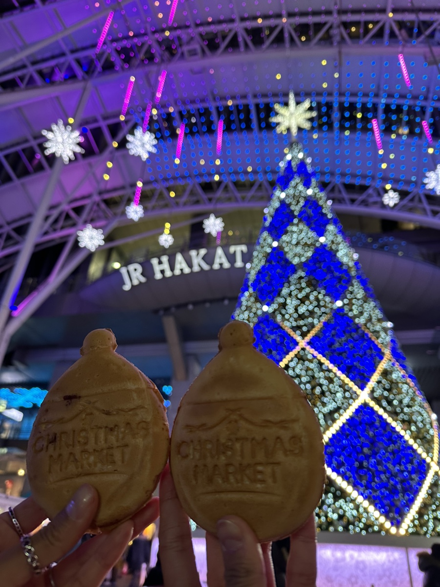 일본 포켓 와이파이 도시락 & 겨울 12월 날씨 후쿠오카 크리스마스 마켓, 옷차림, #자유여행