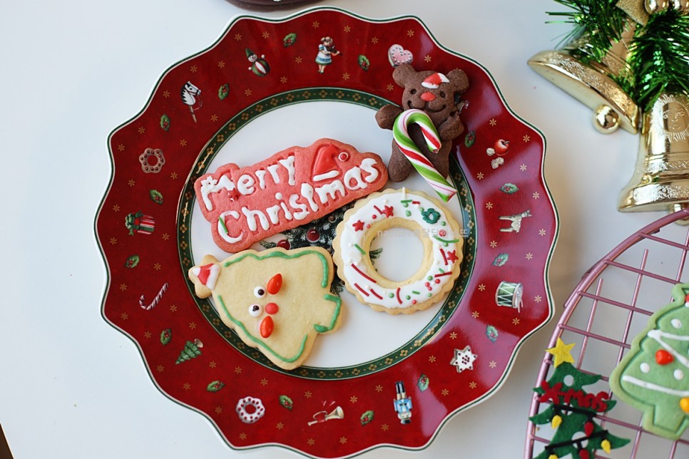 크리스마스 쿠키 만들기 쿠키반죽 재료 아이싱쿠키 만들기