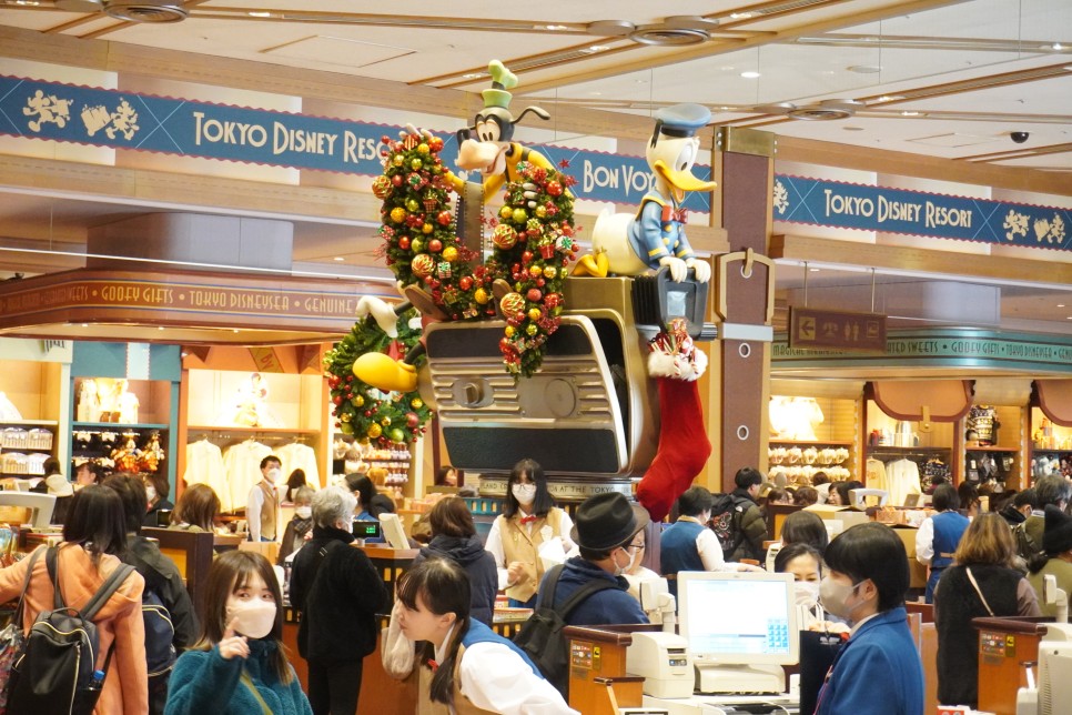 일본 도쿄 디즈니랜드 티켓, 크리스마스 퍼레이드 시간, 어플, 40주년 기념품 머리띠, 과자, 여행,