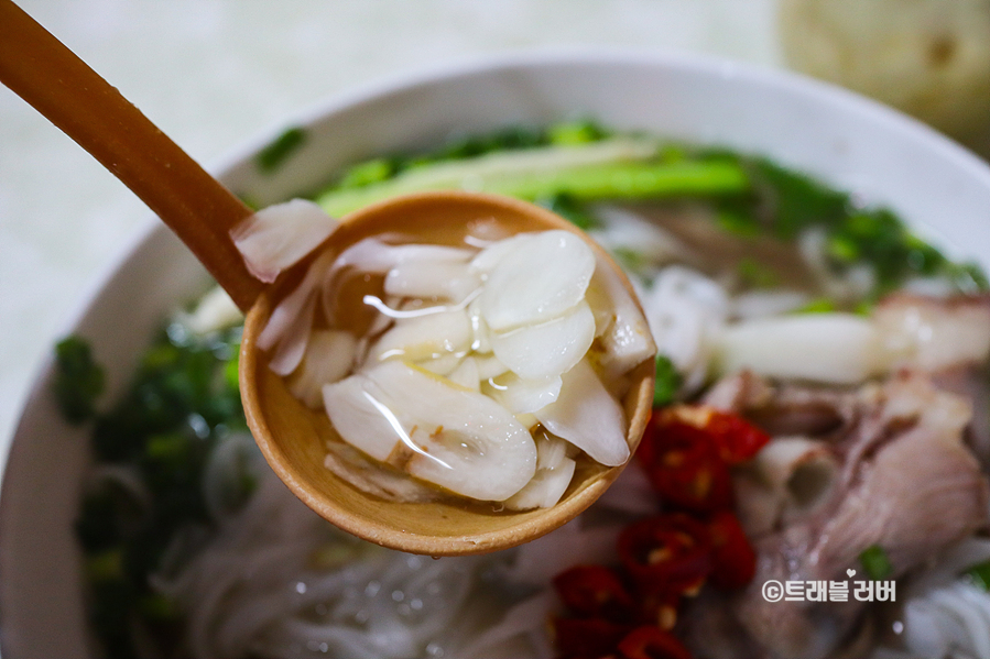 베트남 하노이 맛집 로컬 음식 양지 쌀국수 퍼수엉 Pho Suong