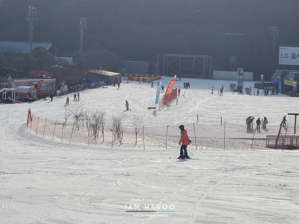 곤지암스키장 리프트권 할인 곤지암리조트 렌탈샵 V스키 개장일 후기