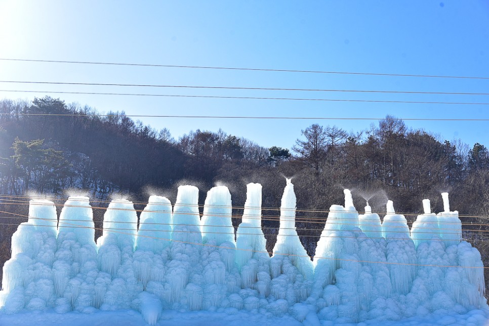 2024 칠갑산 얼음분수축제 정보 청양 알프스마을 눈썰매장