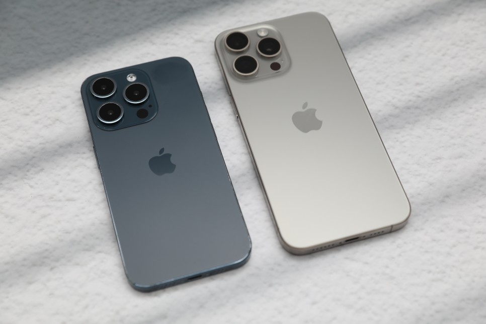 아이폰15 pro 아이폰15 pro max 디자인, 스펙 비교