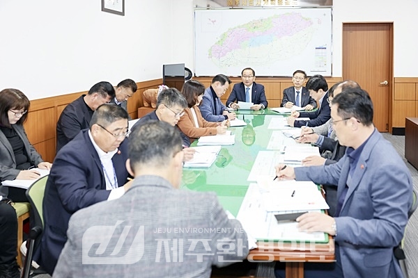 강병삼 제주시장, “겨울철 이상기후 폭우.폭설 도로시설물 선제적 점검해야”