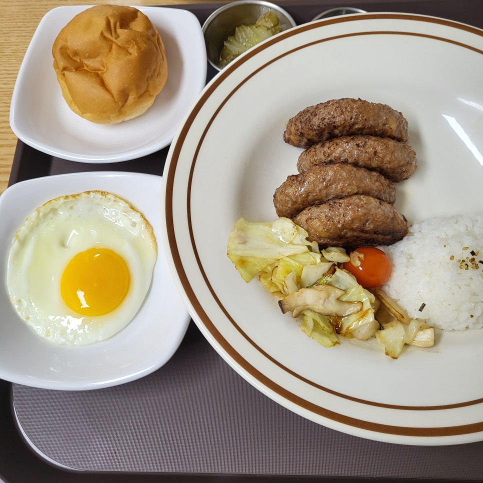 안양7동 맛집 스테이크존 에그함박 런치코스 7,500원