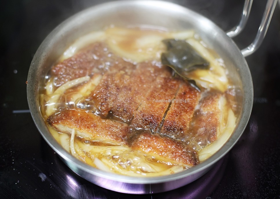 돈까스 덮밥 가츠동 만들기 쯔유없이 일본 돈까스 덮밥 소스 만들기
