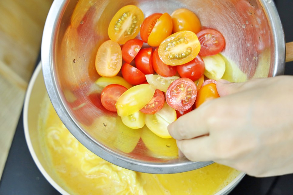 토마토계란볶음 계란요리 스크램블에그 토마토달걀볶음 레시피