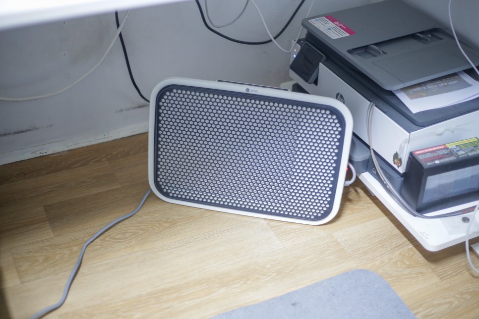 전기 데스크 히터 따뜻한 사무실 책상 히터 블루미