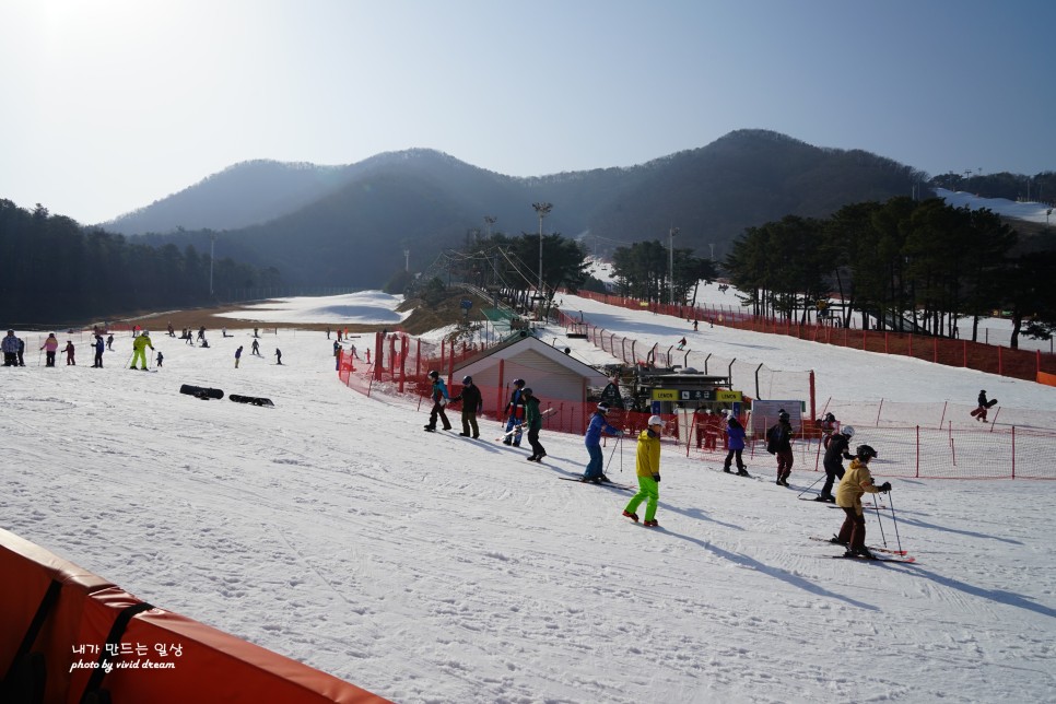 지산리조트 스키장 신상많은 렌탈샵 보드 강습