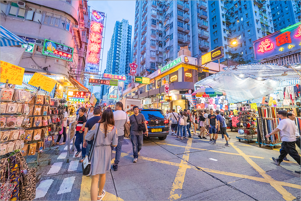 홍콩 여행 #2 홍콩 야시장 심포니 오브 라이트 시간 야경 감상