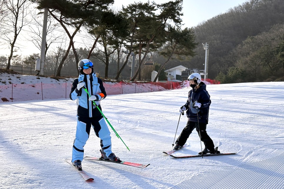 지산리조트 스키강습 어린이 지산 스키강습 추천 그래이