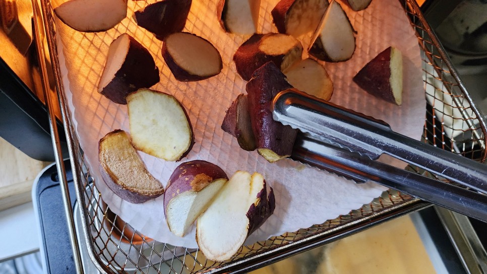 고구마맛탕 만드는법 간단한 간식 추천 고구마빠스 만들기 맛탕소스 비율