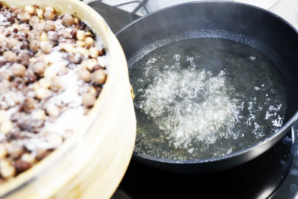 시루떡 만들기 팥시루떡 콩떡 기본 백설기 만드는 법