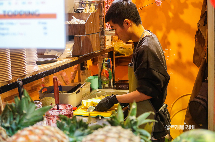 베트남 여행 달랏 야시장 먹거리 나혼자산다 피자 반짠느엉