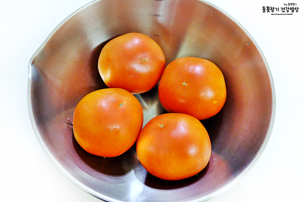 삶은 토마토주스 만들기 아침 야채주스 익힌 토마토쥬스 토마토 요리
