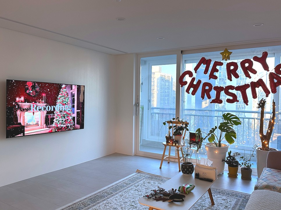 메리크리스마스 홈파티 은하네 민박 일상 블로그