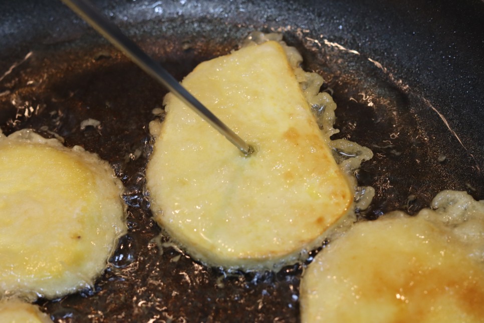 바삭한 고구마튀김 만들기 간식 고구마요리 고구마전 만들기