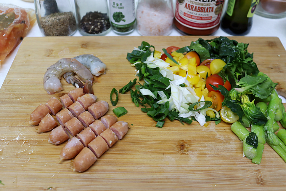 에그인헬 레시피 샥슈카 만들기 새우 토마토소스 요리 홈파티 음식