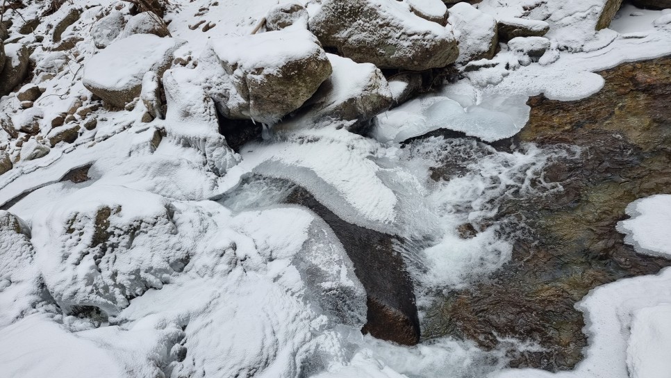 소백산 등산, 화이트 크리스마스 이브 눈꽃 산행 (어의곡~율전 원점회귀)