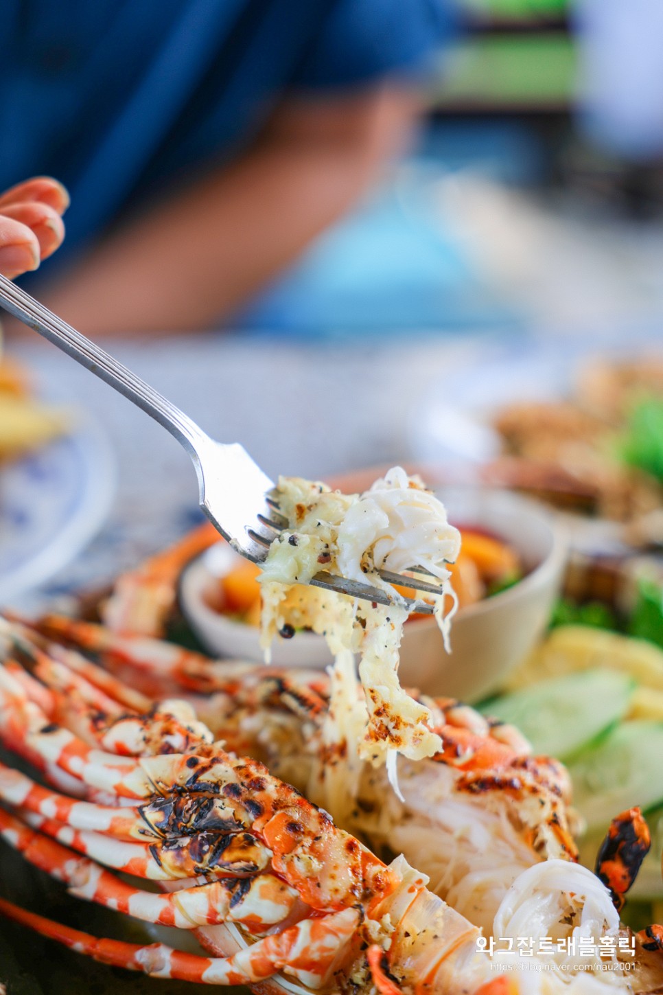 안방비치 맛집 돌핀키친 오션뷰 카페 랍스타 씨푸드 가득