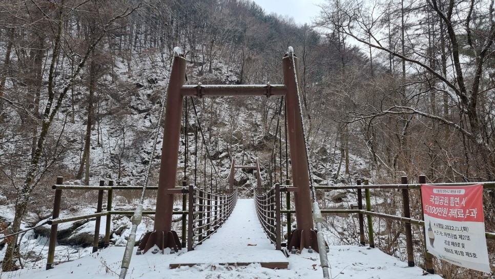 소백산 등산, 화이트 크리스마스 이브 눈꽃 산행 (어의곡~율전 원점회귀)