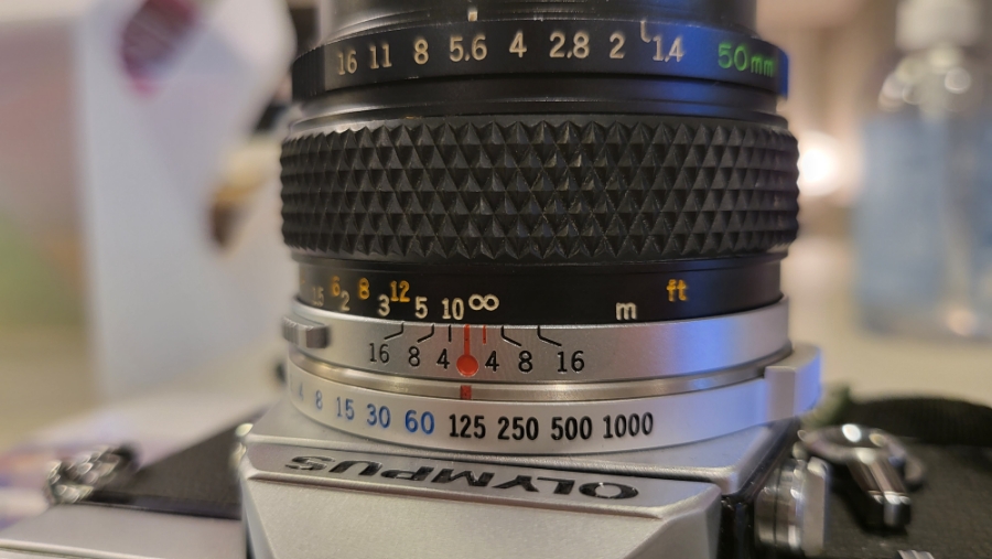 A급 올림푸스 필름카메라 OM-1+주이코 50mm f1.4