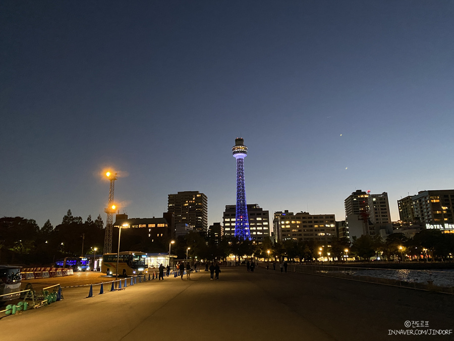 일본여행지추천, 요코하마 마린타워 전망대 야경 명소 12월 도쿄 갈만한곳