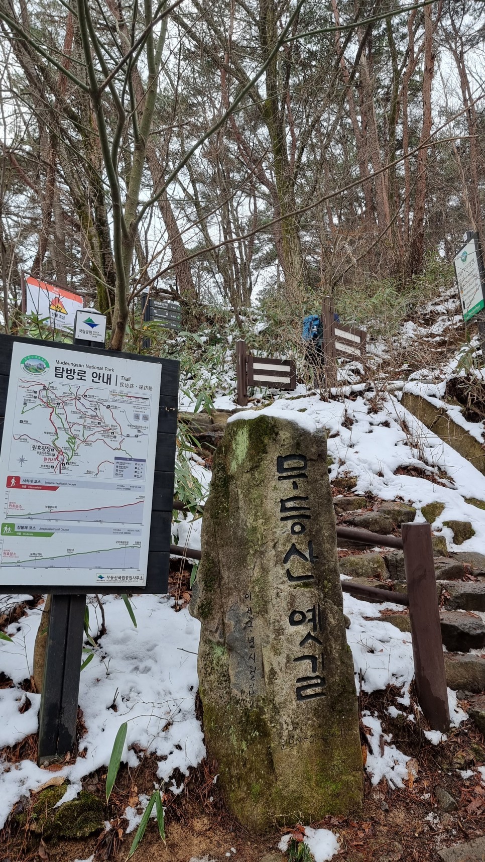 무등산 등산, 겨울 눈꽃 산행 (원효사 원점회귀 코스)