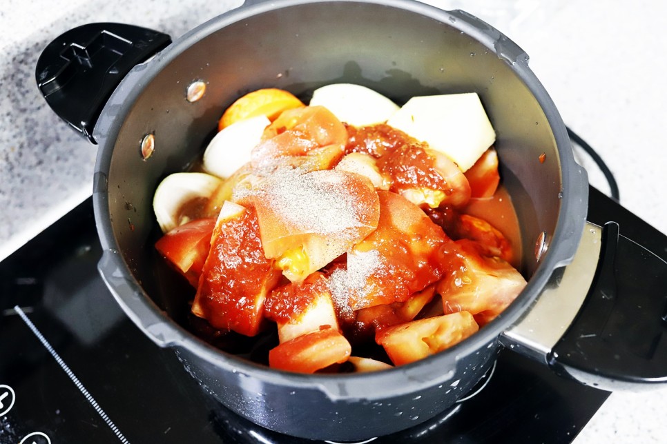토마토스튜 만들기 야채스프 레시피 생토마토 요리