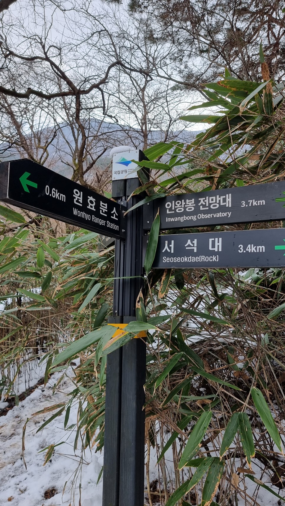 무등산 등산, 겨울 눈꽃 산행 (원효사 원점회귀 코스)