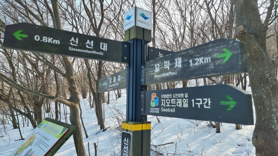 무등산 등산, 겨울 눈꽃 산행 (원효사 원점회귀 코스)