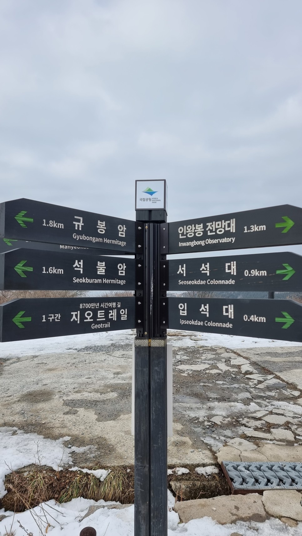 무등산 등산, 겨울 눈꽃 산행 (원효사 원점회귀 코스)